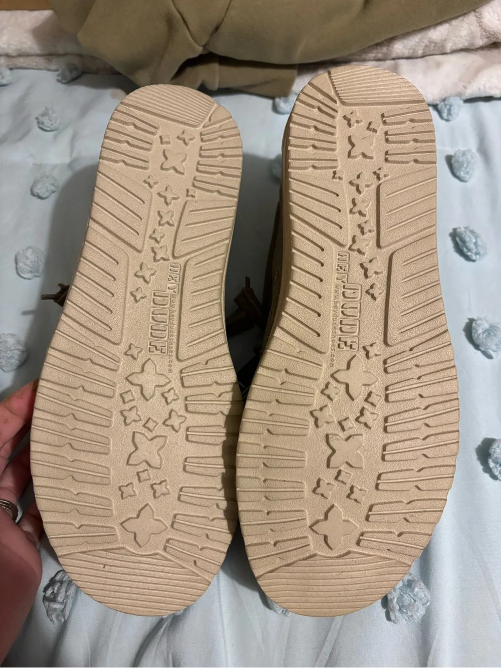 Hey Dude Tan Canvas Wally Slip-On Loafers